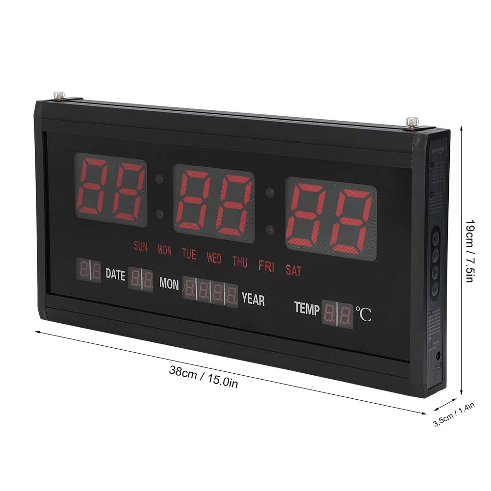 Amazon.co.jp: Atyhao デジタル時計 壁掛け led大型時計壁掛け時計 LED