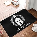 CWCMZDH Spartan Esparta Felpudo Antideslizante Estera De Baño De La Cocina Sala De Estar De La Puerta del Piso De La Entrada De Alfombras Y Tapetes