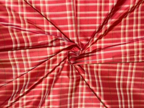 Taffetas de soie ivoire corail pour confectionner des robes à volume TAFC71