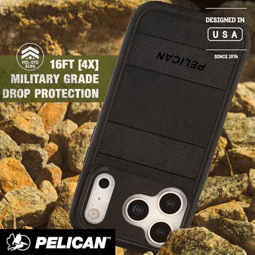 Image of Pelican Protector iPhone 17 Pro Case - Compatible with MagSafe- Black