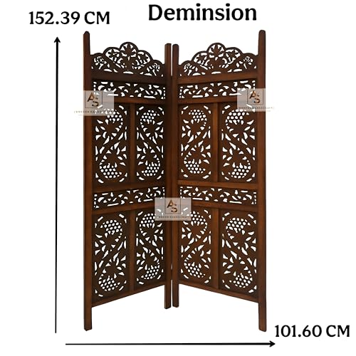 Image of Partition for Living Room,Divider,Partition Wall Divider Screen Separator, Wall Panel Divider for Hall | Bedroom |Office | Puja Room | Restaurant S Design (5 Feet -2 Panel)