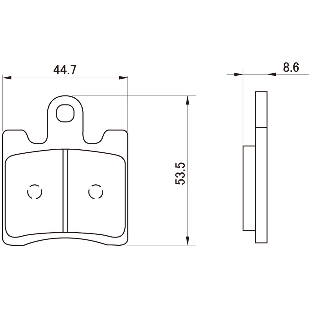 Amazon | デイトナ(Daytona) バイク ブレーキパッド 赤パッド