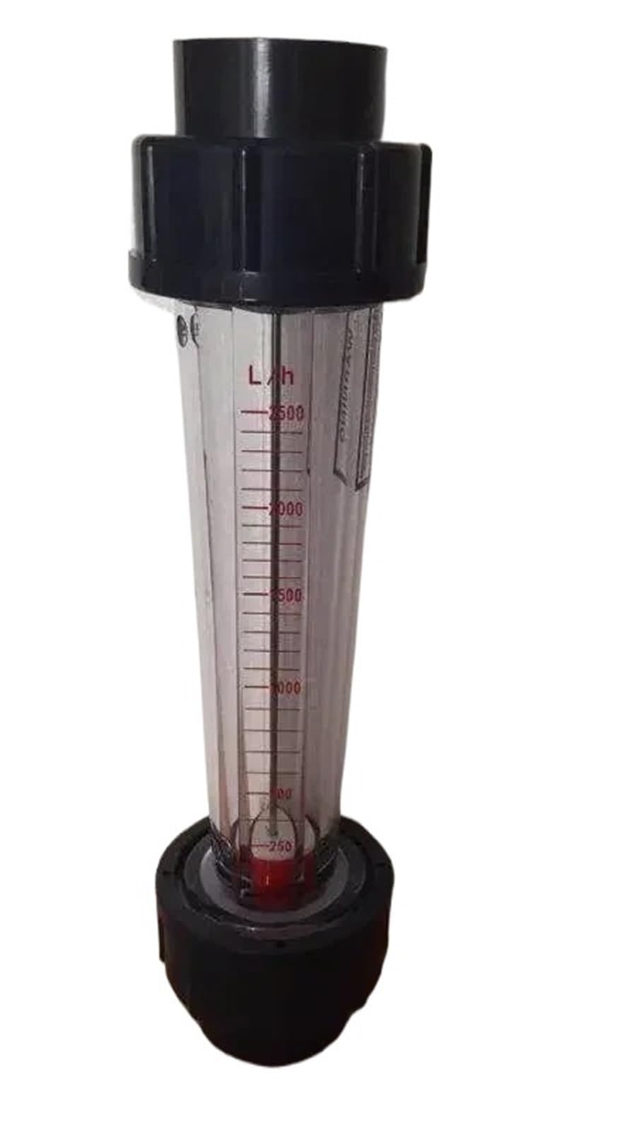 Medidor de flujo de agua líquida rotámetro LZS-25 tipo tubo de plástico 250-2500L/H