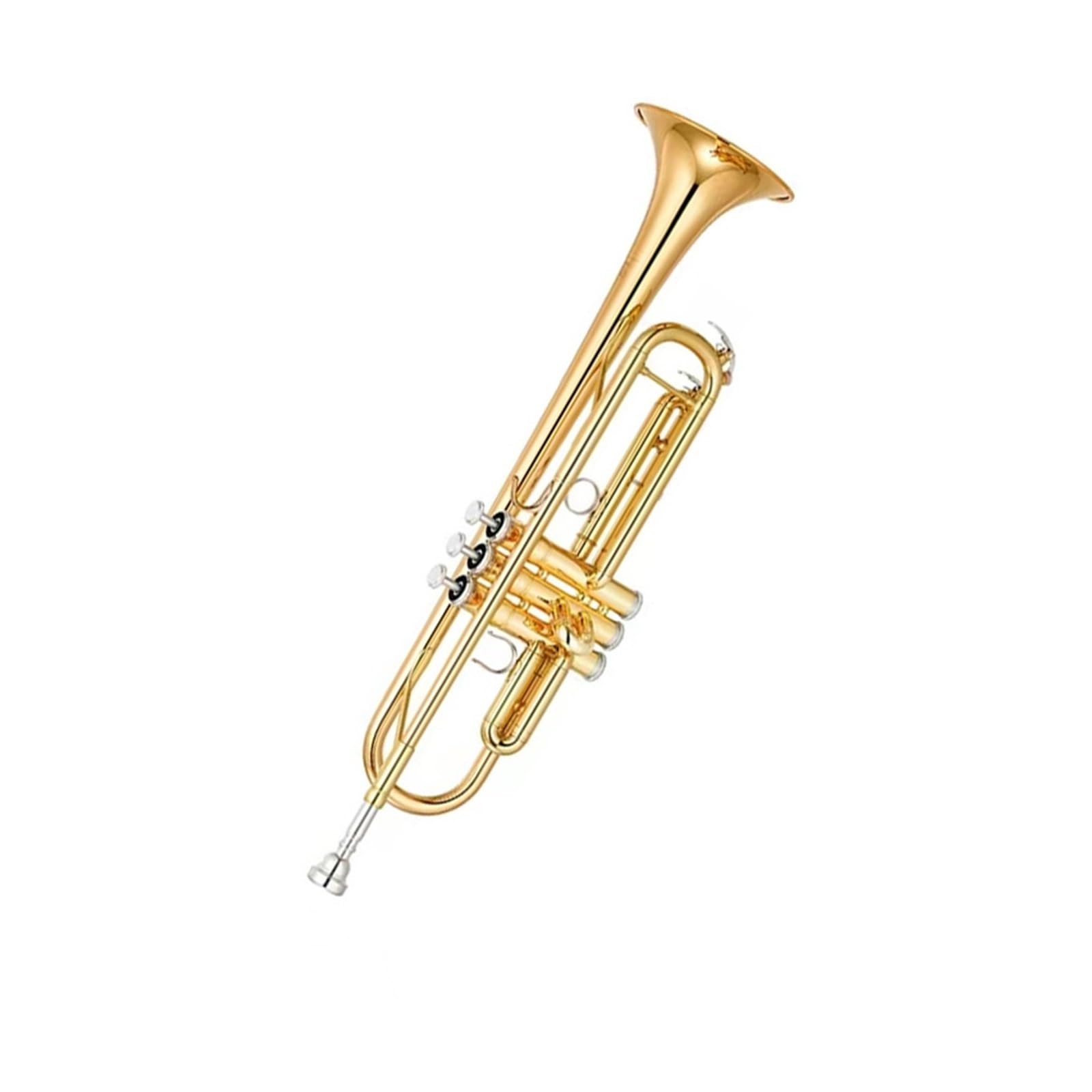 Professionell Trompete Einsteiger-Standard-B-Trompeteninstrument für Anfänger für Spielen professioneller Blasinstrumente