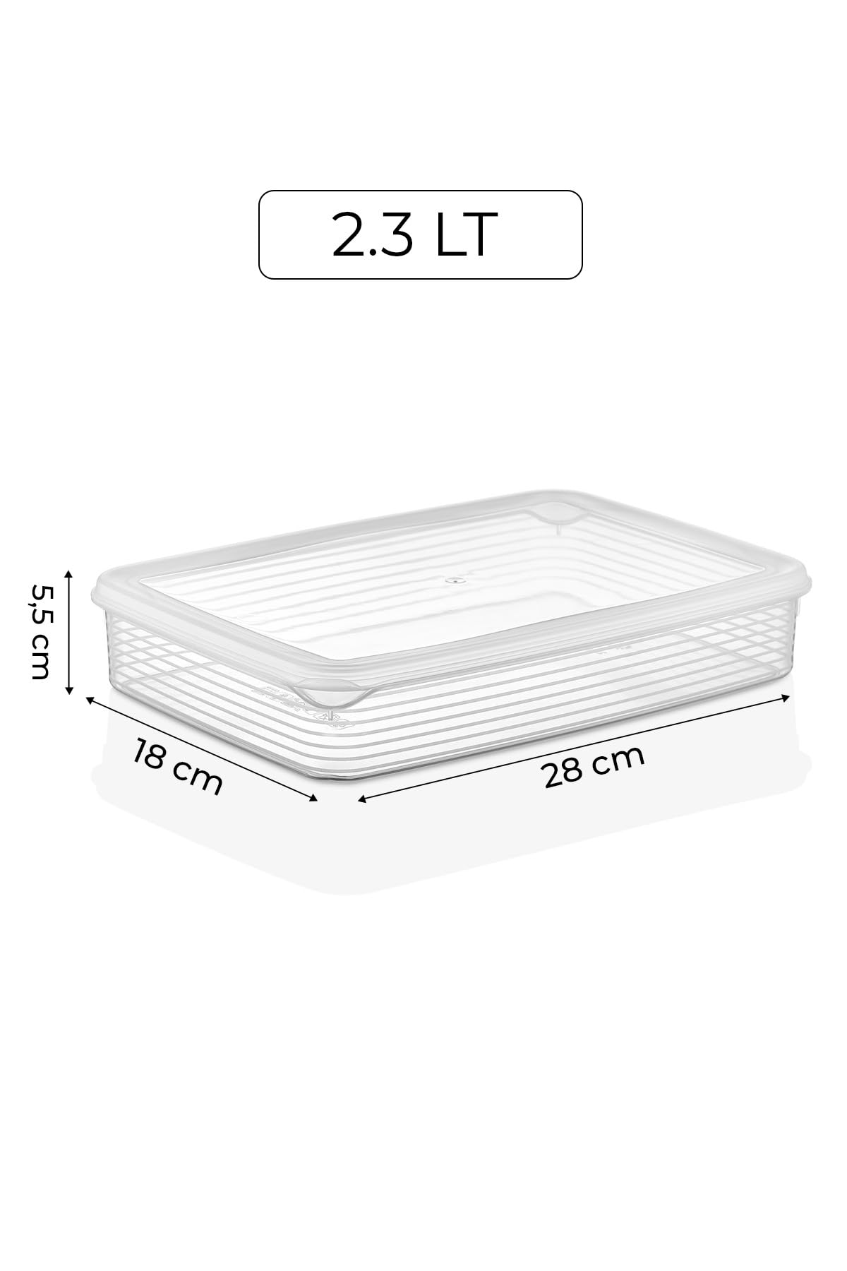 20-teiliges Frischhaltedosen Set mit Deckel – Vorratsdosen 250 ml, 1,2 L, 1,6 L & 2,3 L – BPA-frei, Mikrowellen-, Gefrierschrank- und Spülmaschinengeeignet