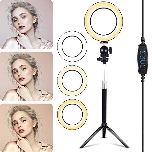 Anillo de luz, [Nueva Versión] Diyife Aro De Luz, Luz Selfie 6.3” 3...