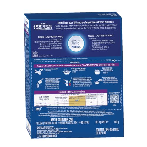 Lactogen Store Nestlé LACTOGEN PRO 2 Follow-Up Formula 400g - Image 3
