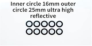 Positioning Targets for 3D Scaner 1000 Points Hand-held Laser 3D Scanner 3D Magnetic Marking Point, 3D Scanner Paste Point Reflector Marking Point, 3D Scanner Reflective Film Marking Point for DIY Hom