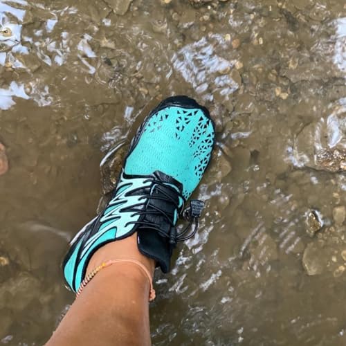 Image of L-RUN Barefoot Water Shoes Women Mens Aqua Sock Athletic Hiking Water Sports Shoes for Swim Beach Pool Sand Diving Walking