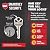 Kwikset San Clemente Front Door Lock Handle and Deadbolt Set, Entry Handleset Exterior with Interior Reversible Lever, Matte Black, Pick Resistant SmartKey Rekey Deadbolt Security