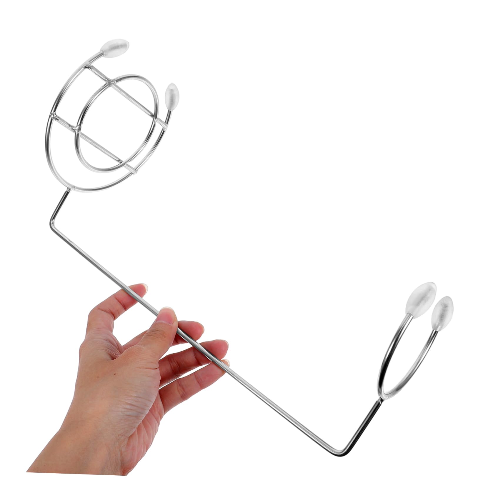Abaodam Edelstahl Grillaufhänger 2 Stück für Outdoor BBQ Abnehmbares Hängeregal mit Tropfschale Rostfreier Grillspieß Halter für Effektives Barbecue Zubehör