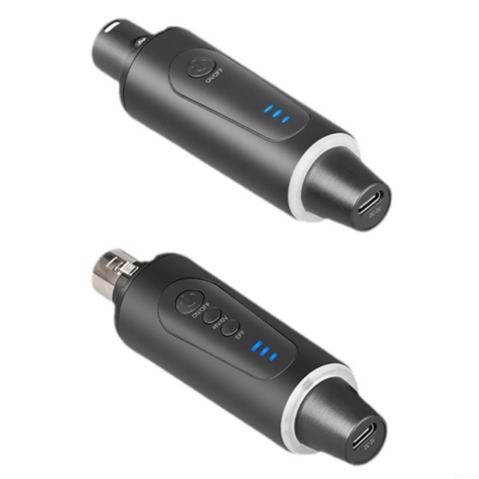 Sistema XLR inalámbrico de largo alcance 150 pies con adaptador recargable