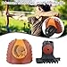 Yuezhongoo Arrow Quiver,Bow Quiver Arrow Holder,Brown Leather Material Arrow Quiver,Recurve Bow Accessories to Carry and Securely Hold 4 Bow Shots