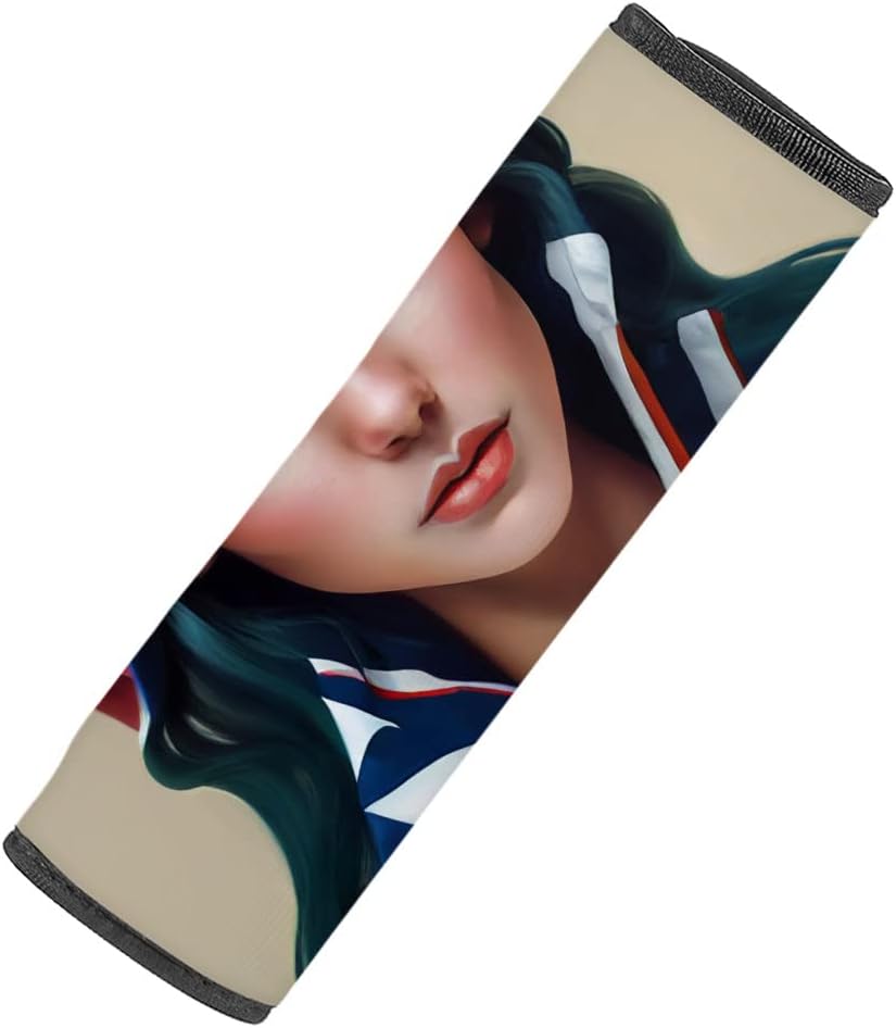 Colorful Car Seat Belt Pads - USA Seat Belt Covers - Unique Seat Belt Covers