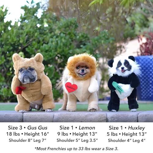 Pandaloon-Dog-Halloween-Costume-As-Seen-on-Shark-Tank-Patented-Funny-Costume-with-Arms-for-Small-and-Medium-Dogs-and-Cats-Panda-Size-113-14-in-Height-at-TOP-of-HeadGirth16-in Pandaloon Dog Halloween Costume As Seen on Shark Tank Patented Funny Costume with Arms for Small and Medium Dogs and Cats Panda Size 113 14 in Height at TOP of HeadGirth16 in