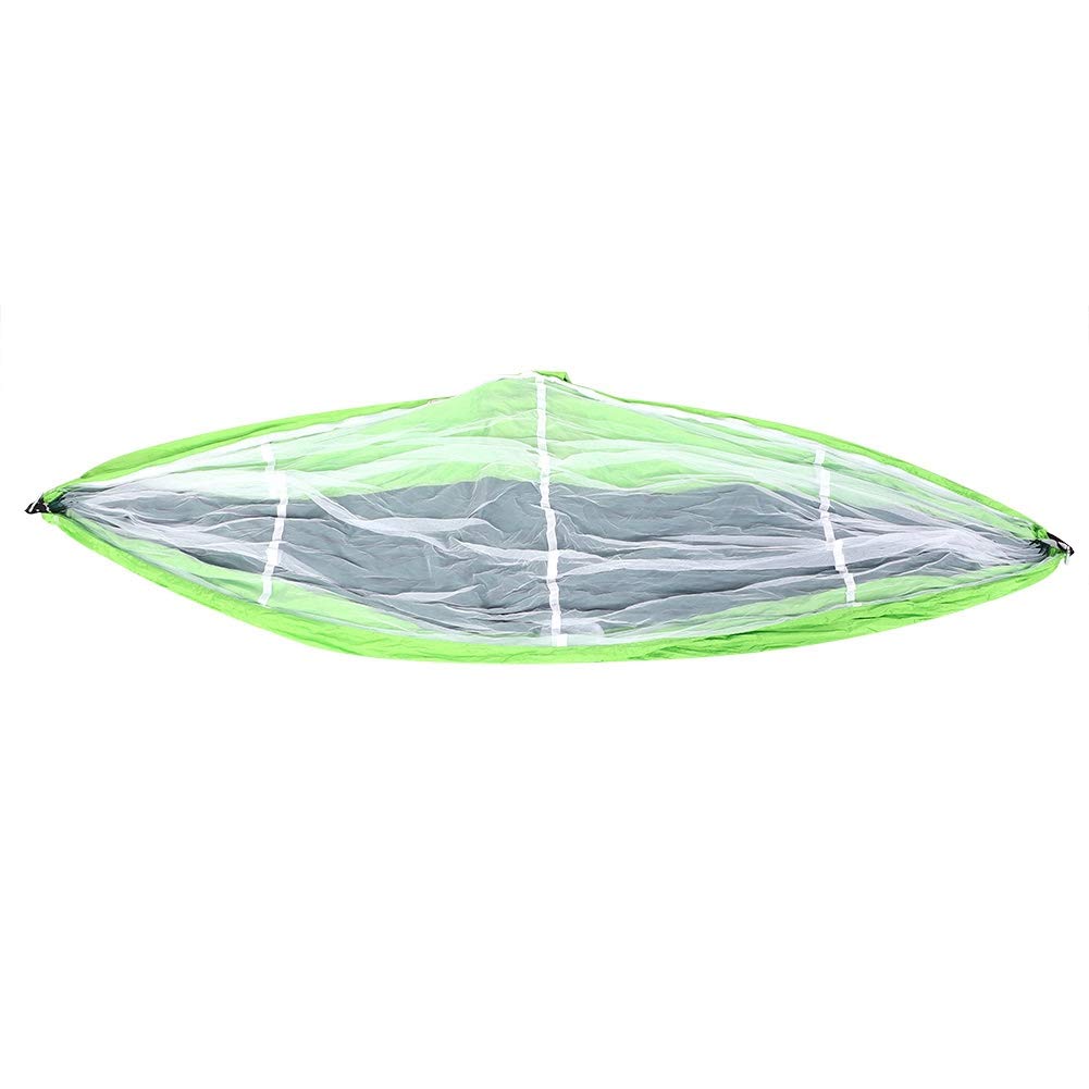 Wakects Amaca da Campeggio Amaca Portatile in Nylon 210T 260 X 140 Cm con Zanzariera Doppia Cerniera Capacità 441 Libbre Cinghie per Albero per Campeggio Viaggi Spiaggia Cortile Adulti (Zanzariera