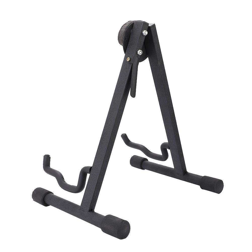 Supporto per Contrabbasso per Contrabbasso, Cornice Regolabile Portatile Pieghevole Antiscivolo per Violoncello Supporto per Strumento Musicale in Metallo, Nero
