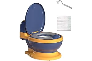Kids Training Potty, Toddler Realistic Potty Training Seat with Splash Guard