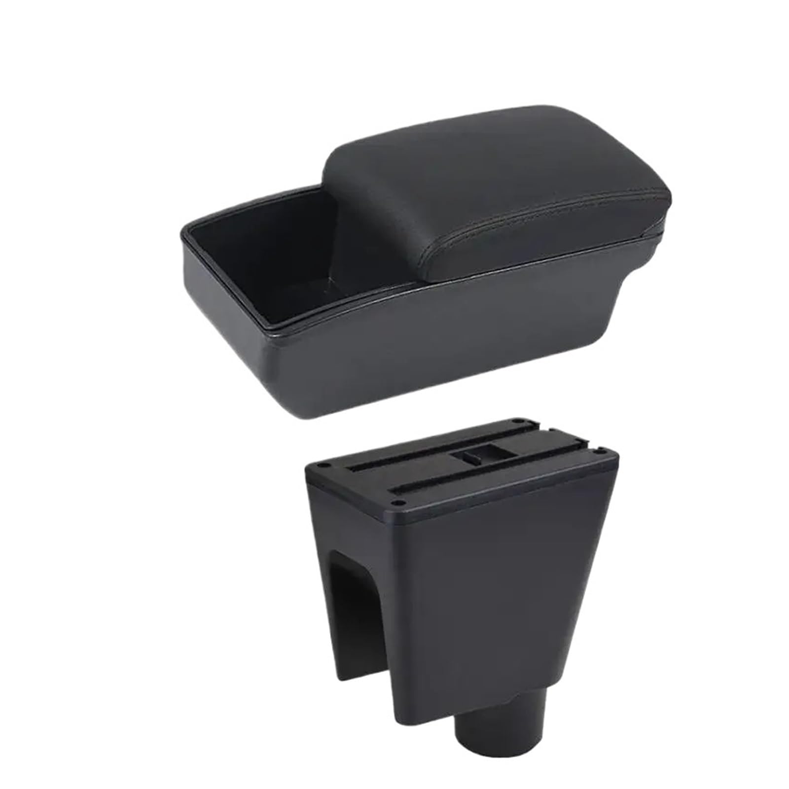 UMDJJU For Chevrolet For Spark 3 III For Aveo T200 Car Armrest Box For Arm Rest Center Console Storage Car Centre Console Armrest Box(A1 Black Line)