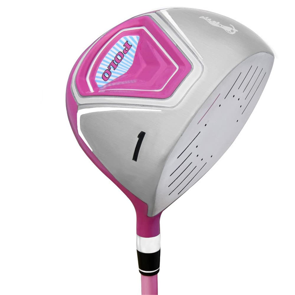 Perfecciona tu juego de golf con nuestro putter de mazo para niños, palo de golf de madera número 1 para principiantes, niños y niñas (rosa para 3-5 años)
