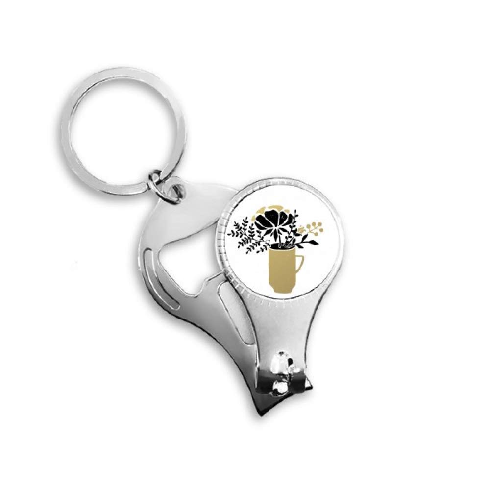 Vase citation dorée ongles pour ranger vos pinceaux et décorer votre bureau encombré