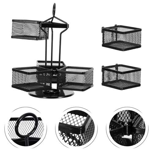 DOITOOL Detachable Rotating Tea Bag Storage Rack, 6-Basket Metal Spinning Carousel Holder for Kitchen Counter, 72 Tea Packet Capacity, Coffee Station Accessories - Image 8