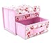 Finex Pink Hello Kitty Foldable Storage Organizer Box for Desk - with Removable Drawer