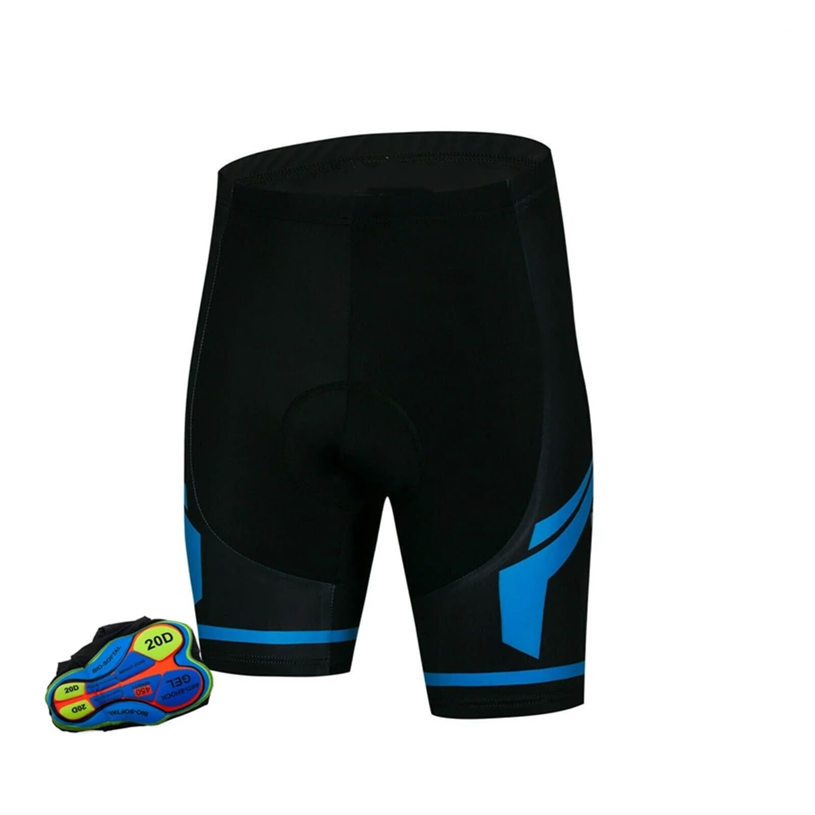 Pantalones Cortos Ciclismo Pantalones Cortos de Ciclismo Transpirables, Ajustados, Secado rápido, for descensos y montaña, con Acolchado Gel 20D