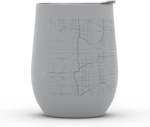Vista 6 de Well Told Lexington Kentucky Map - Vaso de vino aislado con grabado de mapa de Kentucky, taza de acero inoxidable grabada (12 onzas, verde domingo)