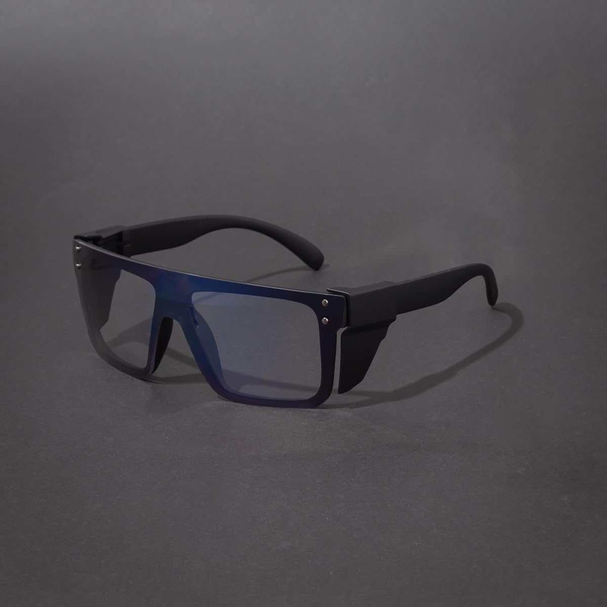 Lunettes de sécurité photochromiques ANSI Z87.1, verres transparents à fumés, blocage de la lumière bleue, bouclier gris