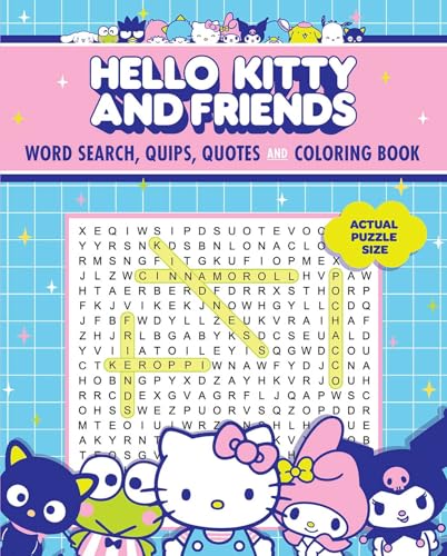 Hello Kitty and Friends Word Search, Quips, Quotes and Coloring Book (Coloring Book & Word Search)