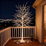 CCLIFE LED Lichterbaum 180cm, 200 LEDs Deko mit Memory Funktion, Innen und...