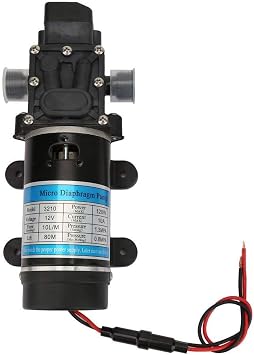 Self Priming Water Pressure Diaphragm Pump,120W 10L/m High Pressure Electric Water Pump Self-Priming Booster Pump Sprayer for Agricultural Spraying,Fluid Transfer 12V/24V1#