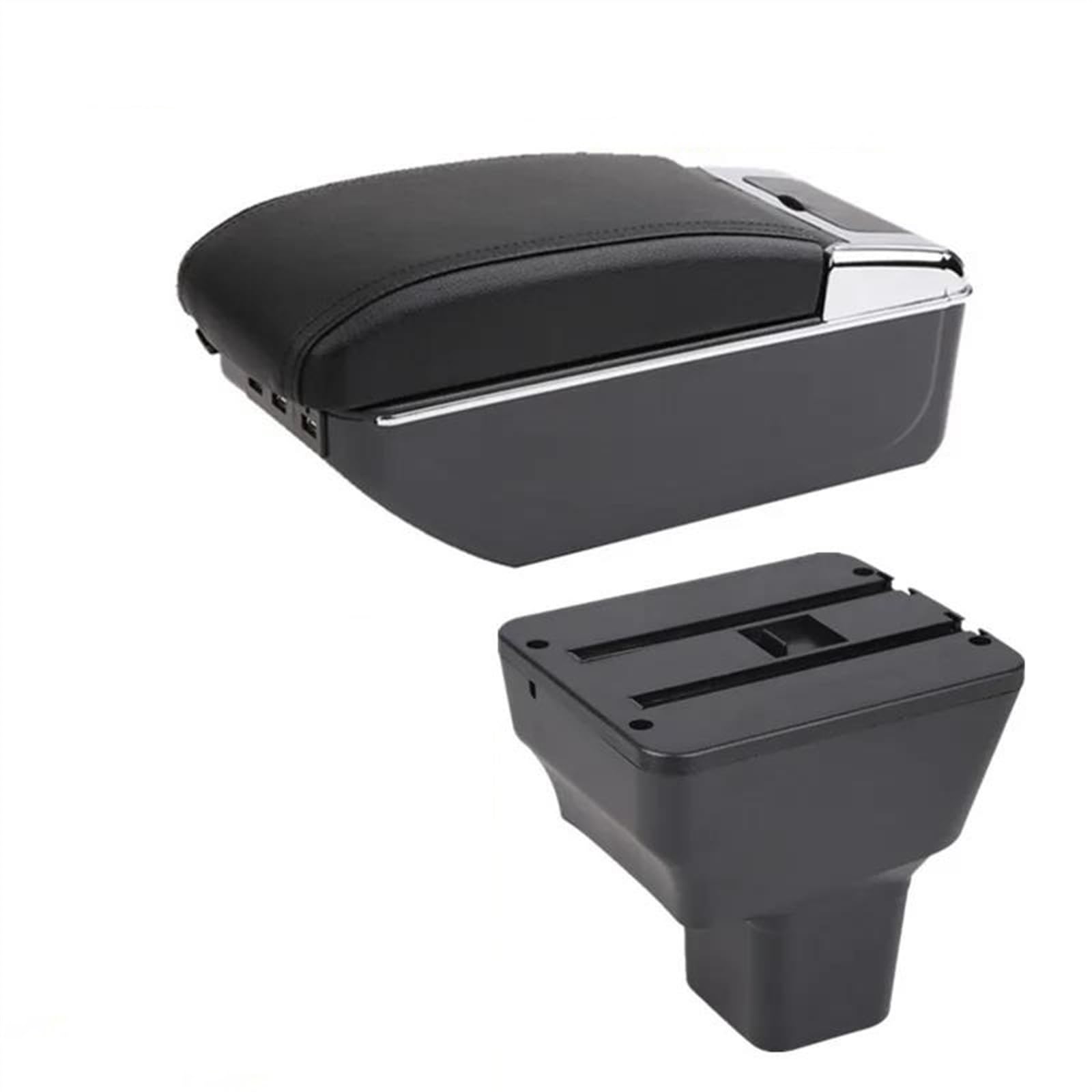 Noheeu D Black Line Car Accessories Armrest Box 2020-2024 Interior Dedicated Retrofit Storage For Versa For Almera