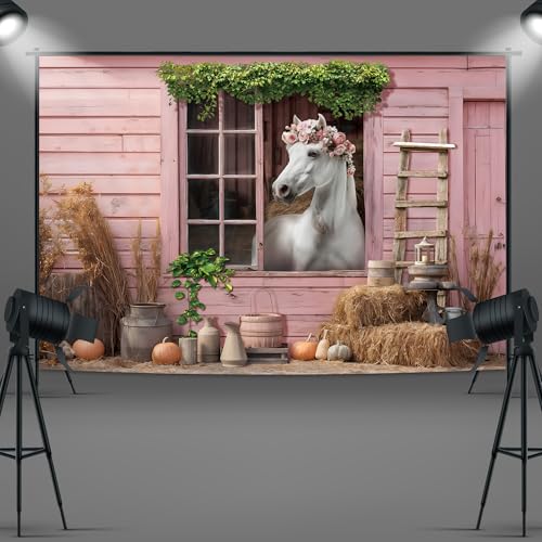 Fondo fotográfico rosa estilo western 7x5 pies miniatura 4