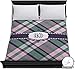 RNK Shops Personalized Plaid with Pop Duvet Cover - Full/Queen