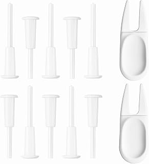 12 Pcs Yoga Ball Fitness Exercise Ball Air Stopper Plug Pin Adapter Kit, Exercise Ball Plug Replacement Kit for Fitness Exercise Ball Inflatable Bed Pool