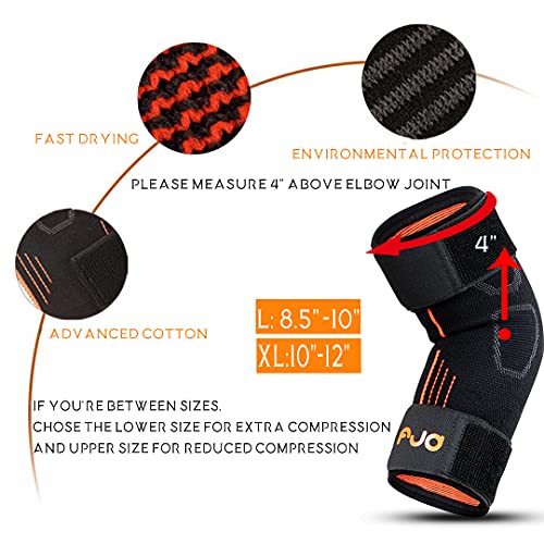 Elbow Compression Sleeve Weightlifting - Golfers Elbow Brace For Tendonitis And Tennis Elbow Brace For Men Women, Elbow Support Strap Cubital Tunnel Brace For Sleeping Ulnar Nerve Entrapment Relief #TOP1