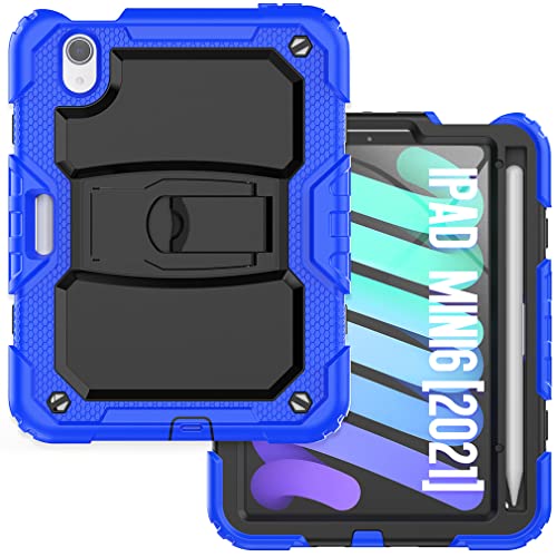 Case Suitable for iPad Mini 6th Generation 8.3 Inch 2021 with Invisible Folding Stand