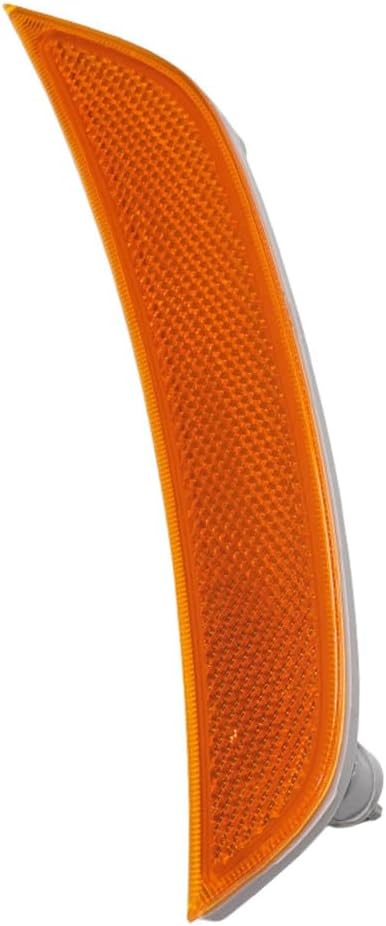 KarParts360 For Kia Soul 2020 2021 2022 2023 Reflector Assembly Driver Side | Front | CAPA Certified | Amber Lens | Plastic | Screw-In | w/Bulbs | Replacement For KI2550108, KI2550108C | 921A1-K0010