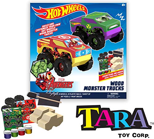 Hot Wheels 2pk Wood Racer Hulk Ironman miniatura 2