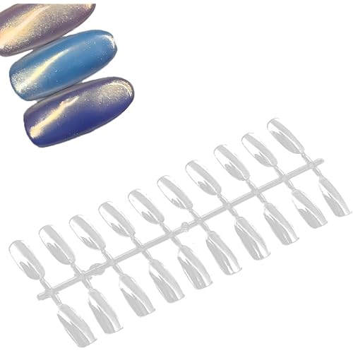 200pcs Clear Nail Tips Display, Nail Art Color Display, False Nail Tips Nail Art Supplies Equipment for Nail Salon and Home DIY