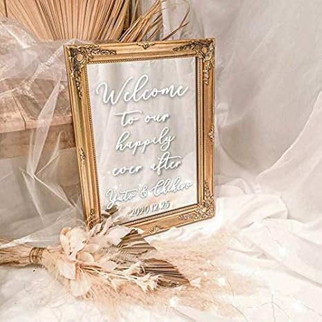 Amazon ミラーウェルカムボード W104 ウェディング おしゃれ結婚式アイテム ウェルカムスペース演出品 ミラー 鏡 オンライン通販 Amazon ミラーウェルカムボード W104 ウェディング おしゃれ結婚式アイテム ウェルカムスペース演出品 ミラー 鏡 オンライン通販