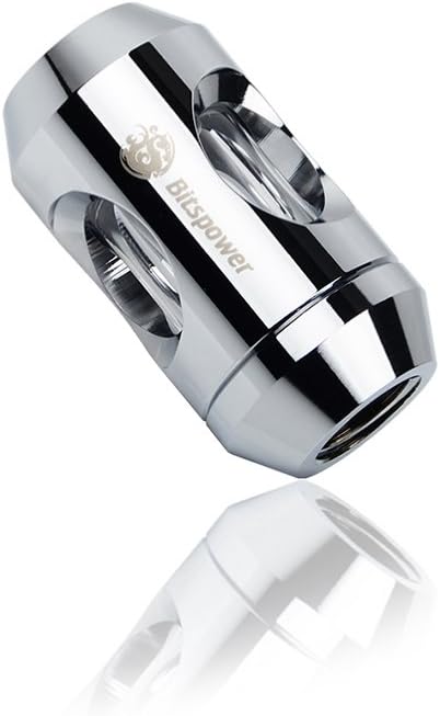 Bitspower G1/4" In-Line Filter, Silver Shining