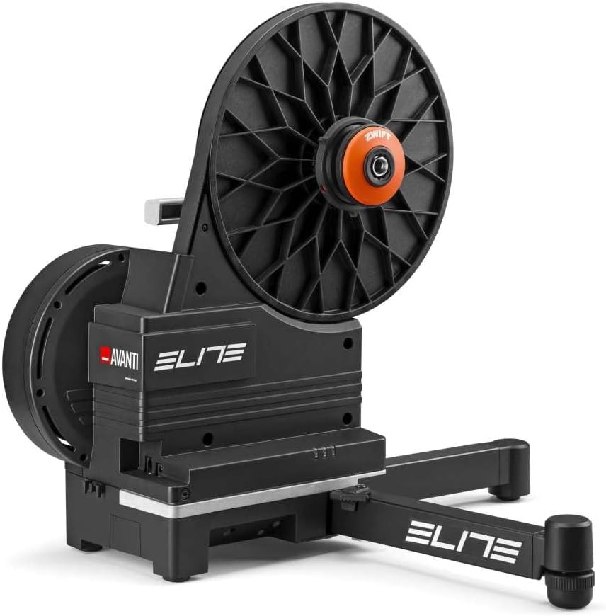 Elite Avanti Smart Trainer – Standard or Zwift Bundle – Direct Drive Bike Trainer, Professional Indoor Cycling, ±1% Power Accuracy, WiFi + Bluetooth, 2100W, 18% Climb