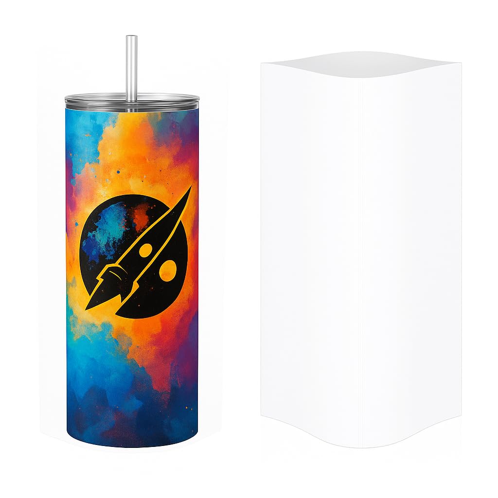 100pcs Sublimation Shrink Wrap, 5x7inch/8x12inch, DIY White Plastic Film for Tumblers, Mugs, Cups, Water Bottles (5X10inch)