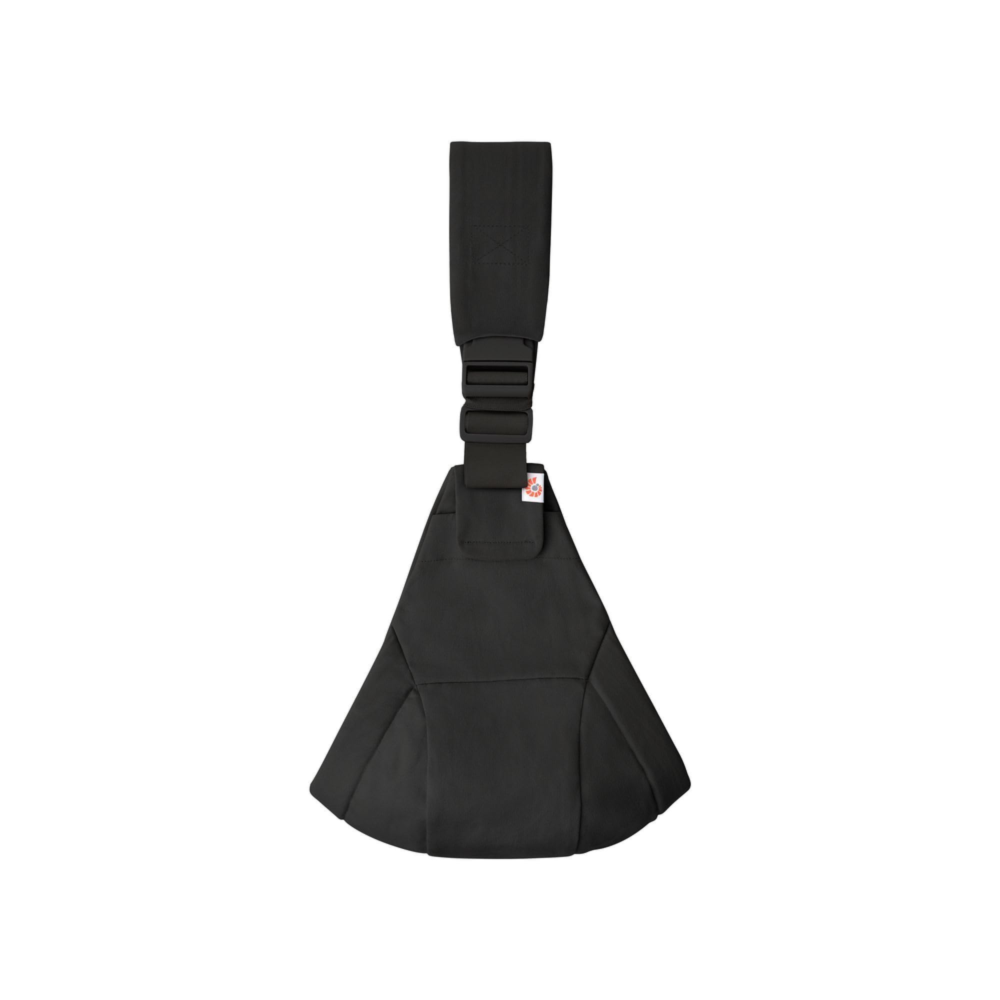 Ergobaby Upsie Sling ergonomiczny nosidełko dla niemowląt i małych dzieci w wieku od 6 miesięcy (7,7-20 kg), spontaniczne przejście między chodzeniem a transportem, Onyx Black