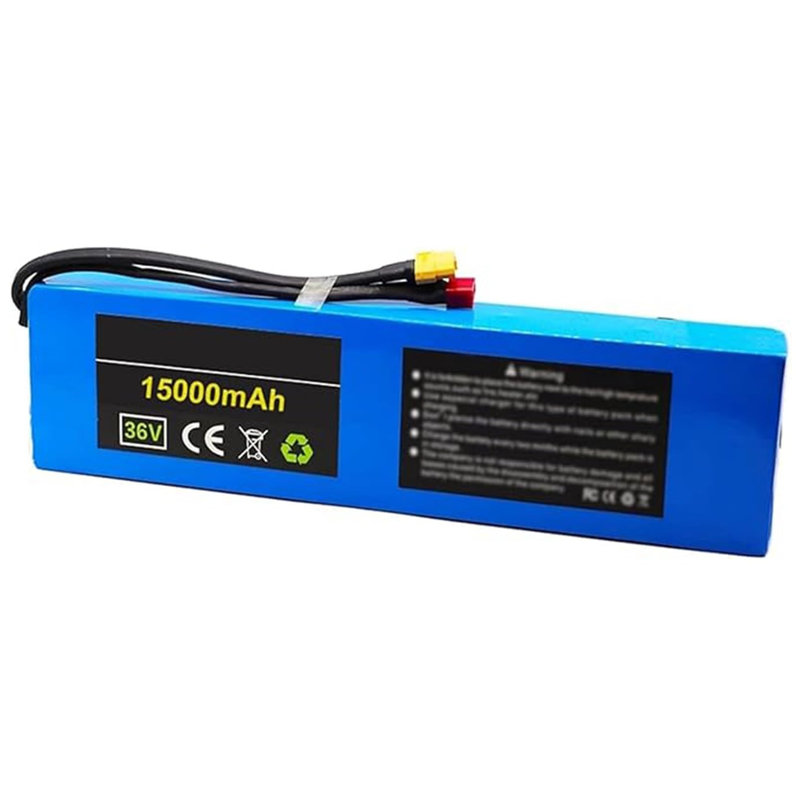 36V 15AH Batterie Au Lithium De Scooter 10S3P Batterie PVC Étanche pour 100W-500W Moteur Vélo Electrique Batterie pour Trottinette Électrique