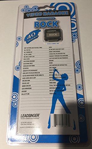 LeadSinger Video Karaoke Musikartridge Volume 50 - Rock (40 Tracks)