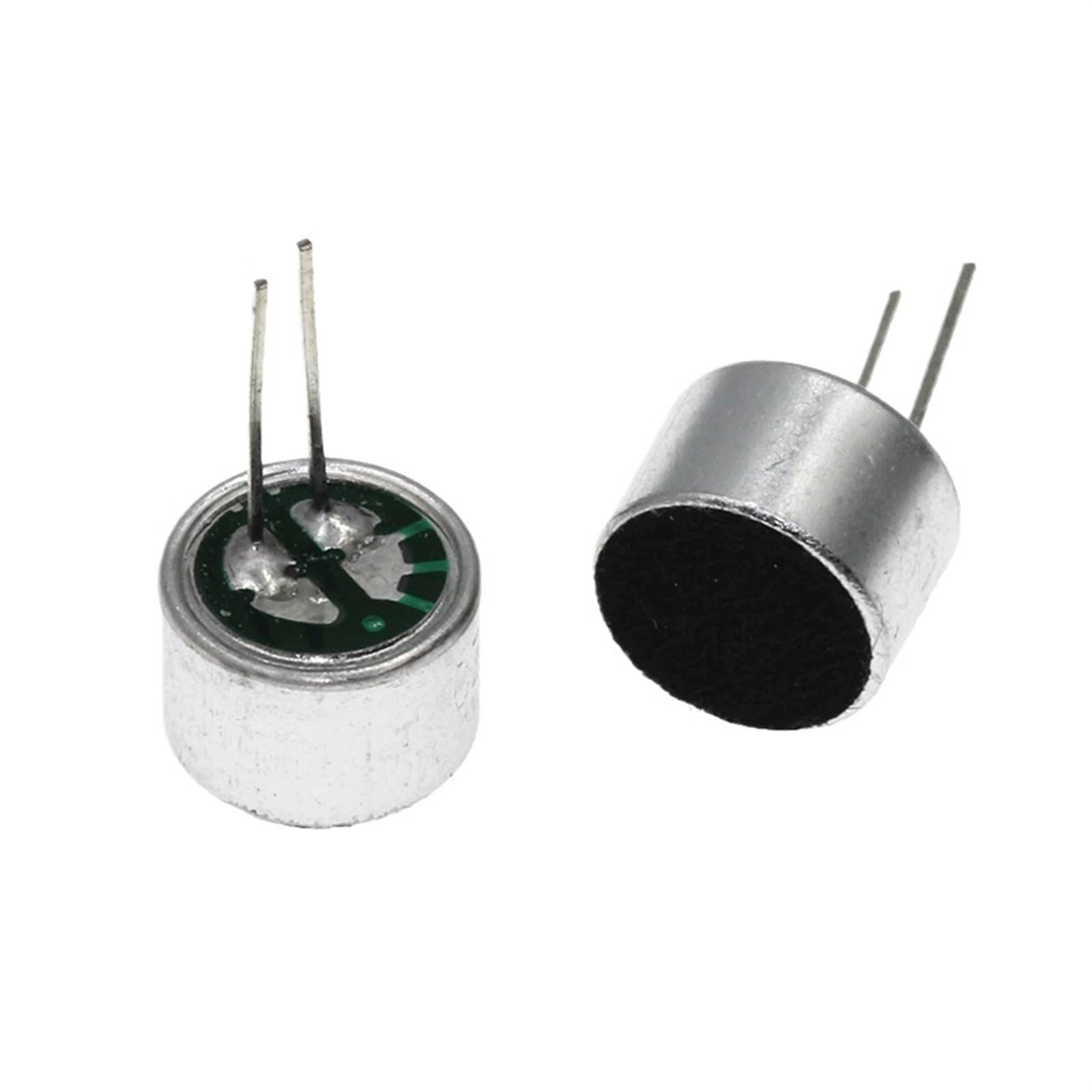 Micrófono electret 9767 de 2 pines para reparar intercomunicadores y audio DIY, 100 uds 4